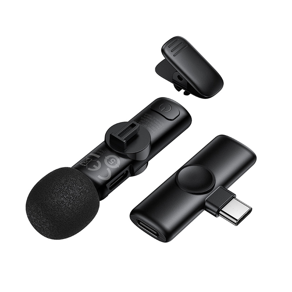 Lavaliermikrofon Borofone BFK16 Winner, USB-C, Svart