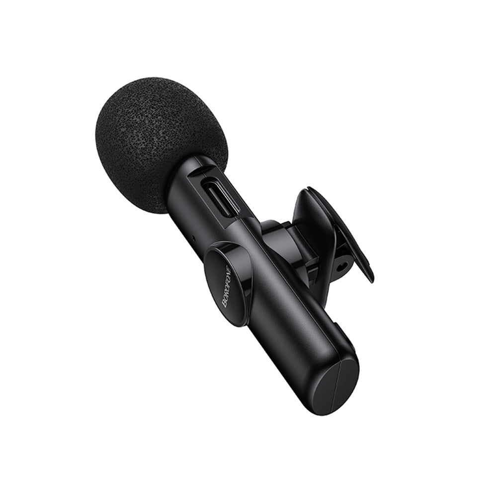 Lavaliermikrofon Borofone BFK16 Winner, USB-C, Svart