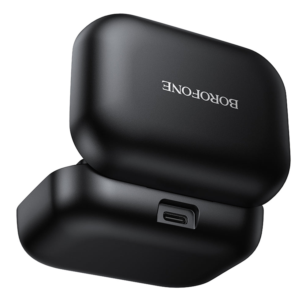 Borofone BFK17 Lemai Lavalier, USB-C, Sett med 2 stk, Svart
