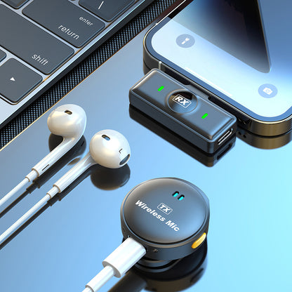 Techsuit LW5 Lavalier, Lightning, Sett med 2 stk, Svart