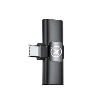 Lavalier XO Design MC13, USB-C / Lightning, Svart