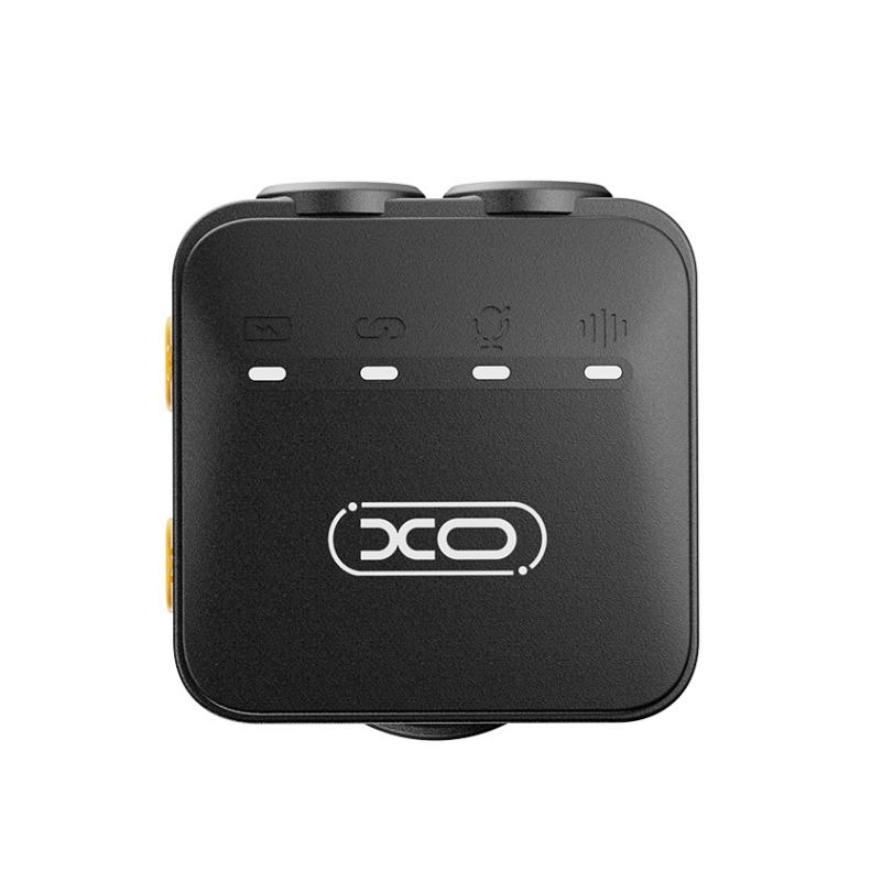 Lavalier XO Design MC15 Dual, USB-C / Lightning, Sett med 2 stk, Svart