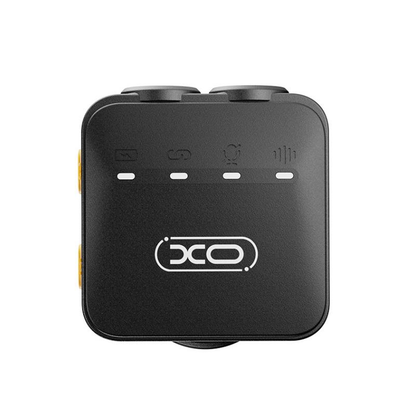Lavalier XO Design MC15 Dual, USB-C / Lightning, Sett med 2 stk, Svart