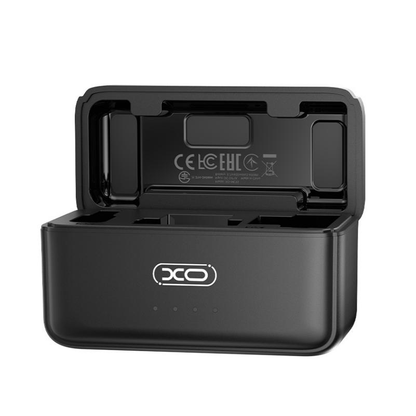 Lavalier XO Design MC15 Dual, USB-C / Lightning, Sett med 2 stk, Svart