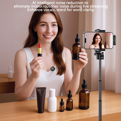 Lavaliermikrofon Yesido KR20, Lightning, sett med 2 stykker, svart