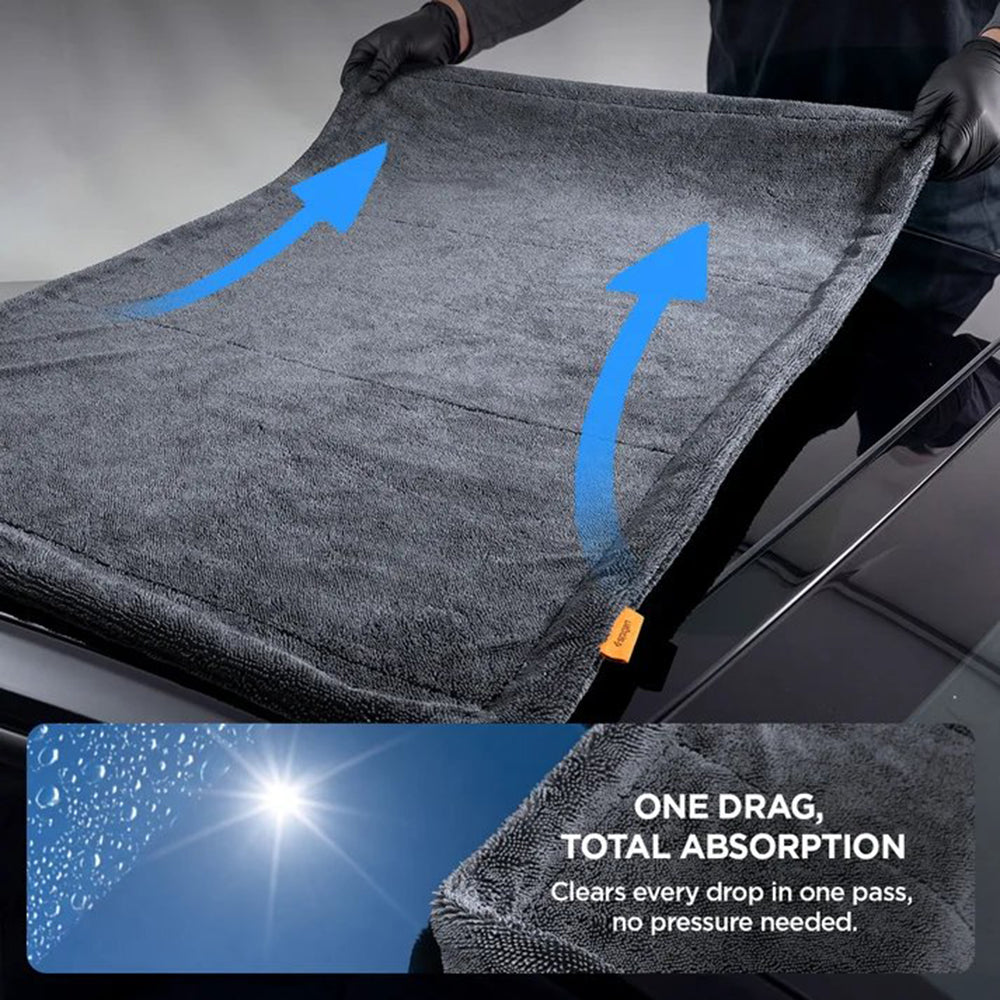 Spigen CC100 bilklut (S1 + L1), 60 cm x 90 cm / 40 cm x 40 cm, 2i1 ACP11389