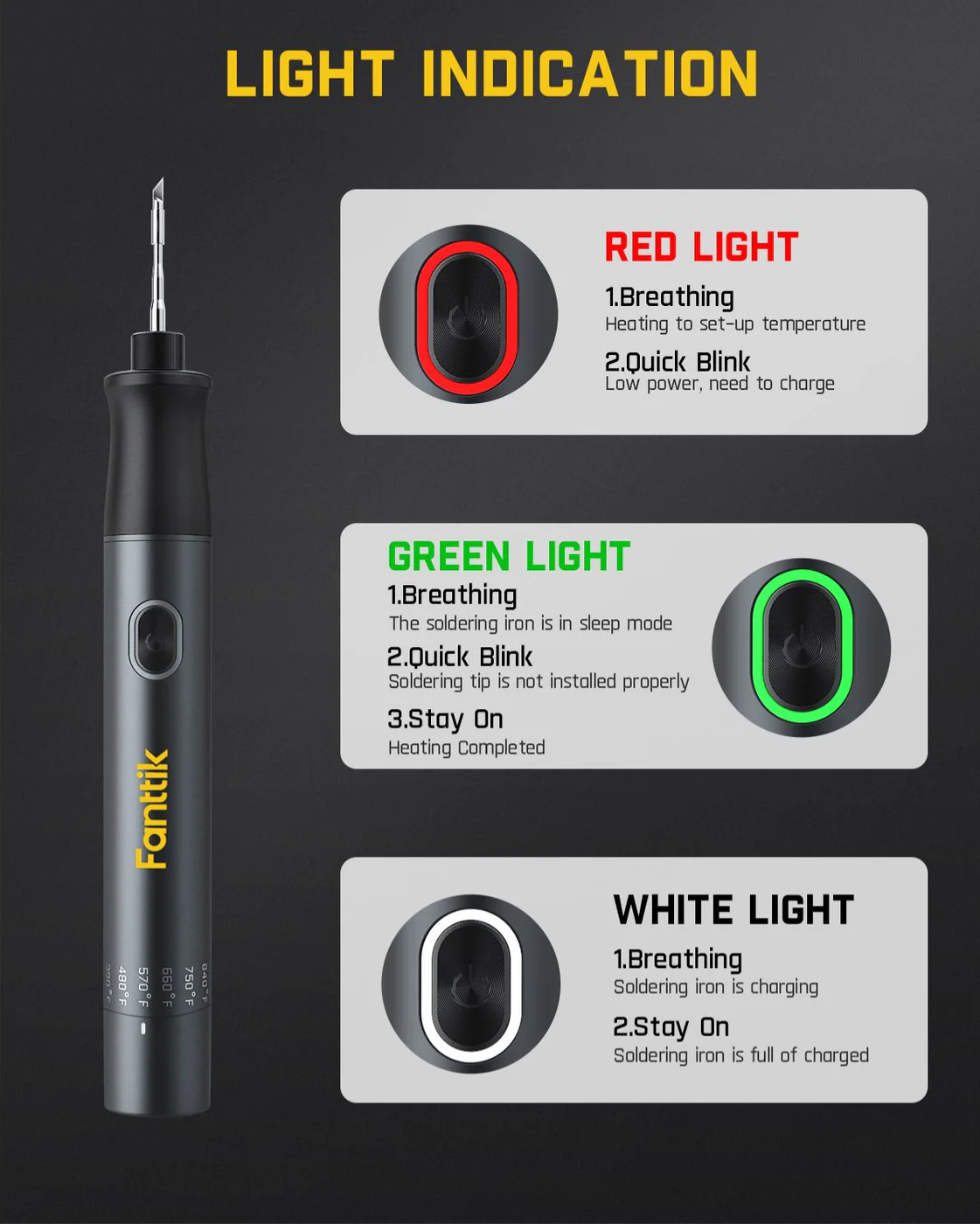 Loddebolt Fanttik T1 Max, 8i1