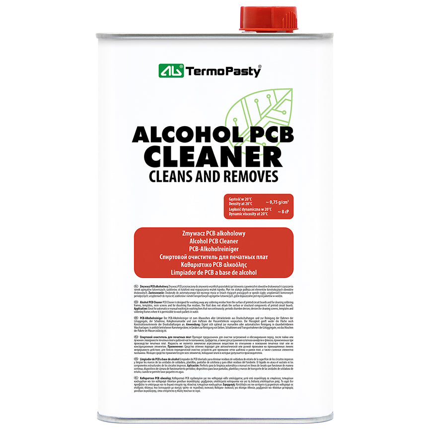 AG Termopasty rengjøringsvæske for PCB, 1l ART.AGT-048