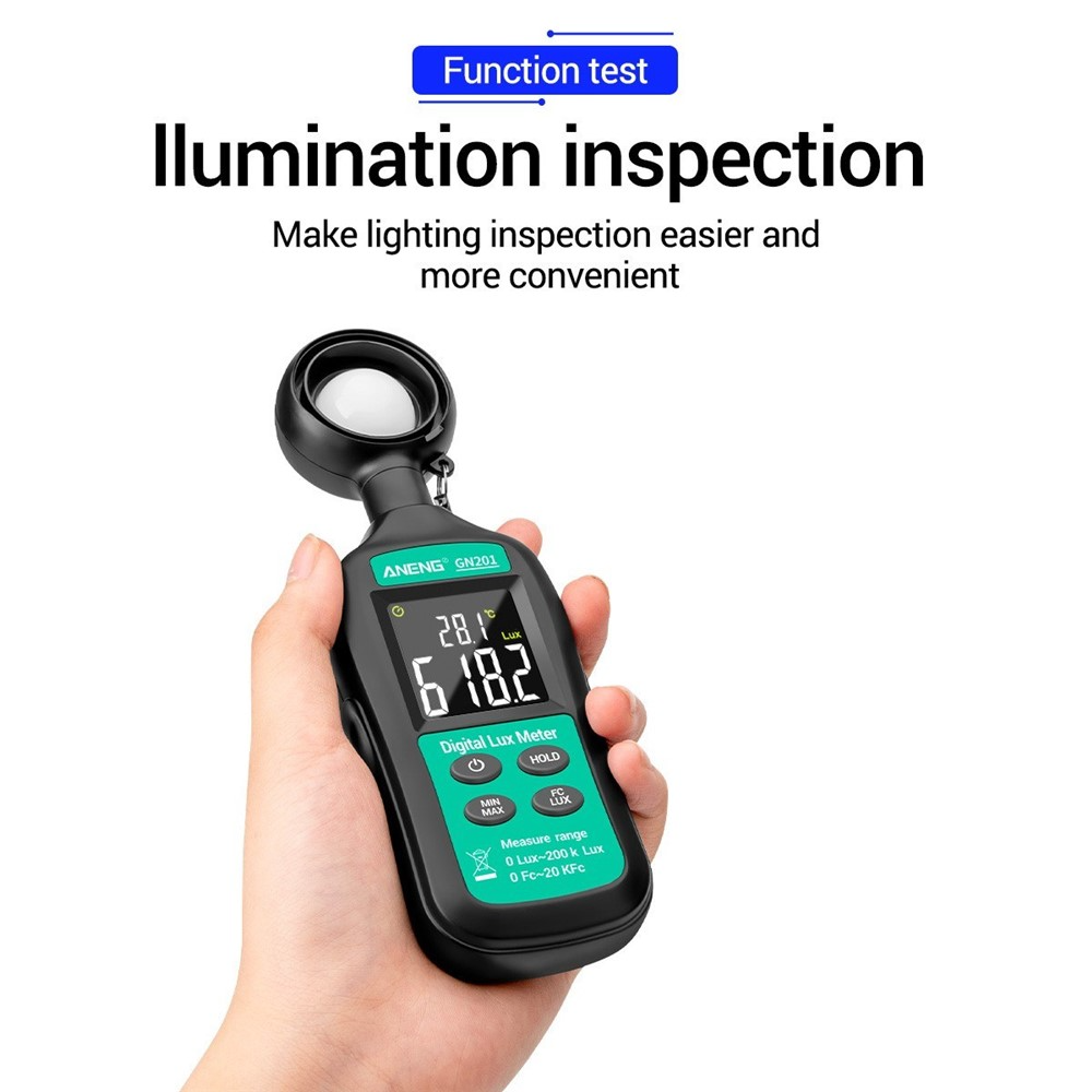 Digital luxmeter ANENG GN201