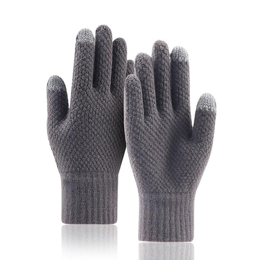 Vinterhansker med berøringsfunksjon for menn Techsuit ST0013, størrelse 22 cm, grå