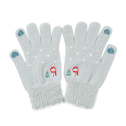 Vinterhansker med berøringsfunksjon for dame Techsuit ST0011, størrelse 17 cm, blå