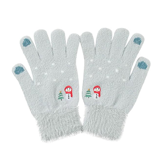 Vinterhansker med berøringsfunksjon for dame Techsuit ST0011, størrelse 17 cm, blå