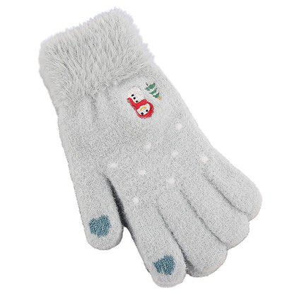 Vinterhansker med berøringsfunksjon for dame Techsuit ST0011, størrelse 17 cm, blå