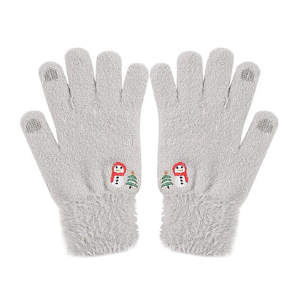 Vinterhansker med berøringsfunksjon for dame Techsuit ST0011, størrelse 17 cm, grå