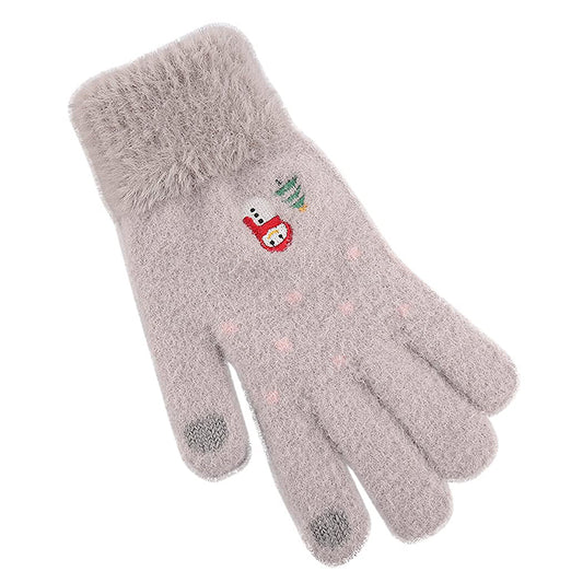 Vinterhansker med berøringsfunksjon for dame Techsuit ST0011, størrelse 17 cm, grå