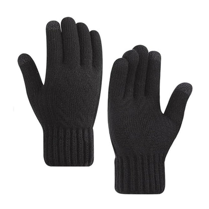 Vinterhansker med berøringsfunksjon for dame Techsuit ST0015, størrelse 17 cm, svart