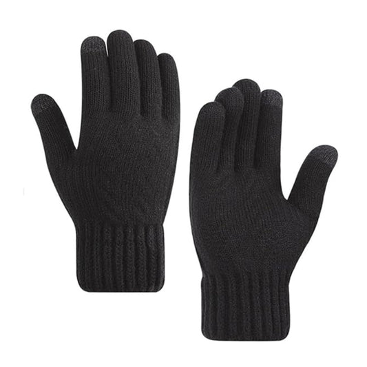 Vinterhansker med berøringsfunksjon for dame Techsuit ST0015, størrelse 17 cm, svart