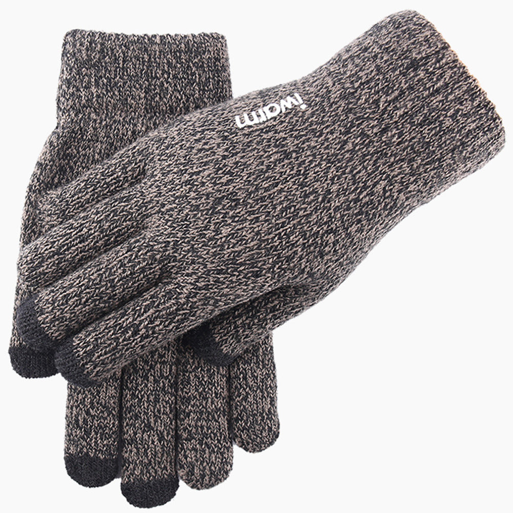 Vinterhansker med berøringsfunksjon Iwarm ST0005, størrelse 21 cm, grå