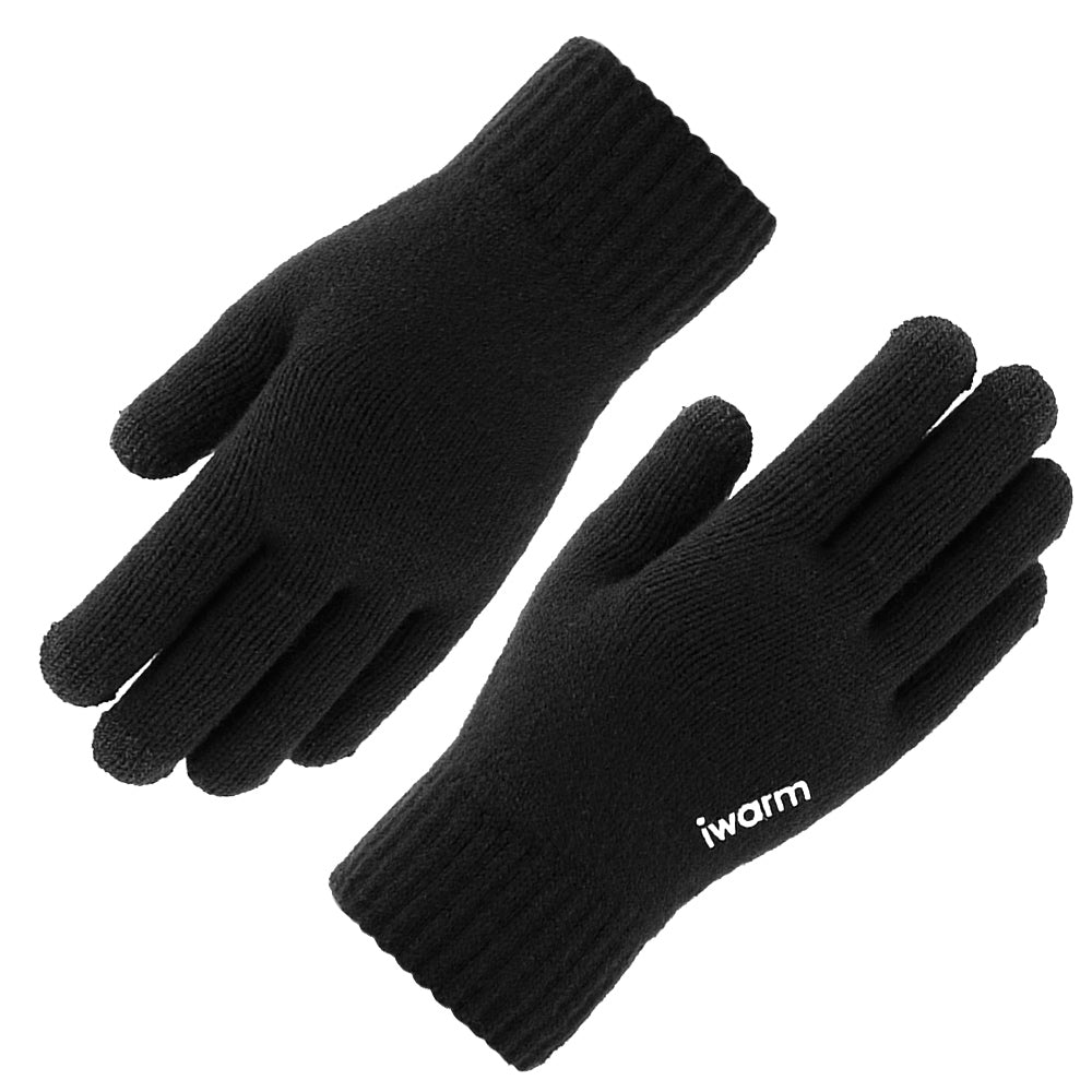 Vinterhansker med berøringsfunksjon Iwarm ST0005, Størrelse 21 cm, Svart