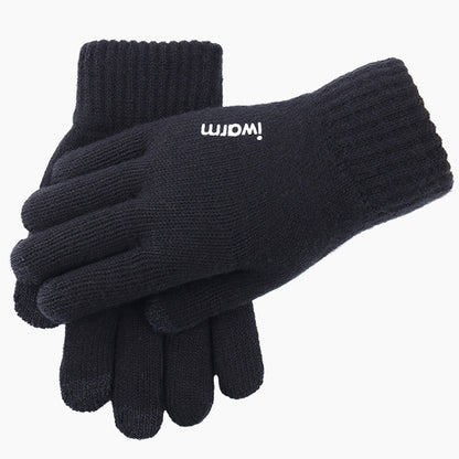 Vinterhansker med berøringsfunksjon Iwarm ST0005, Størrelse 21 cm, Svart