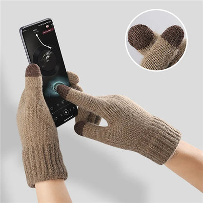 Iwarm ST0016 Vinterhansker med berøringsfunksjon, Størrelse 22cm, Grå