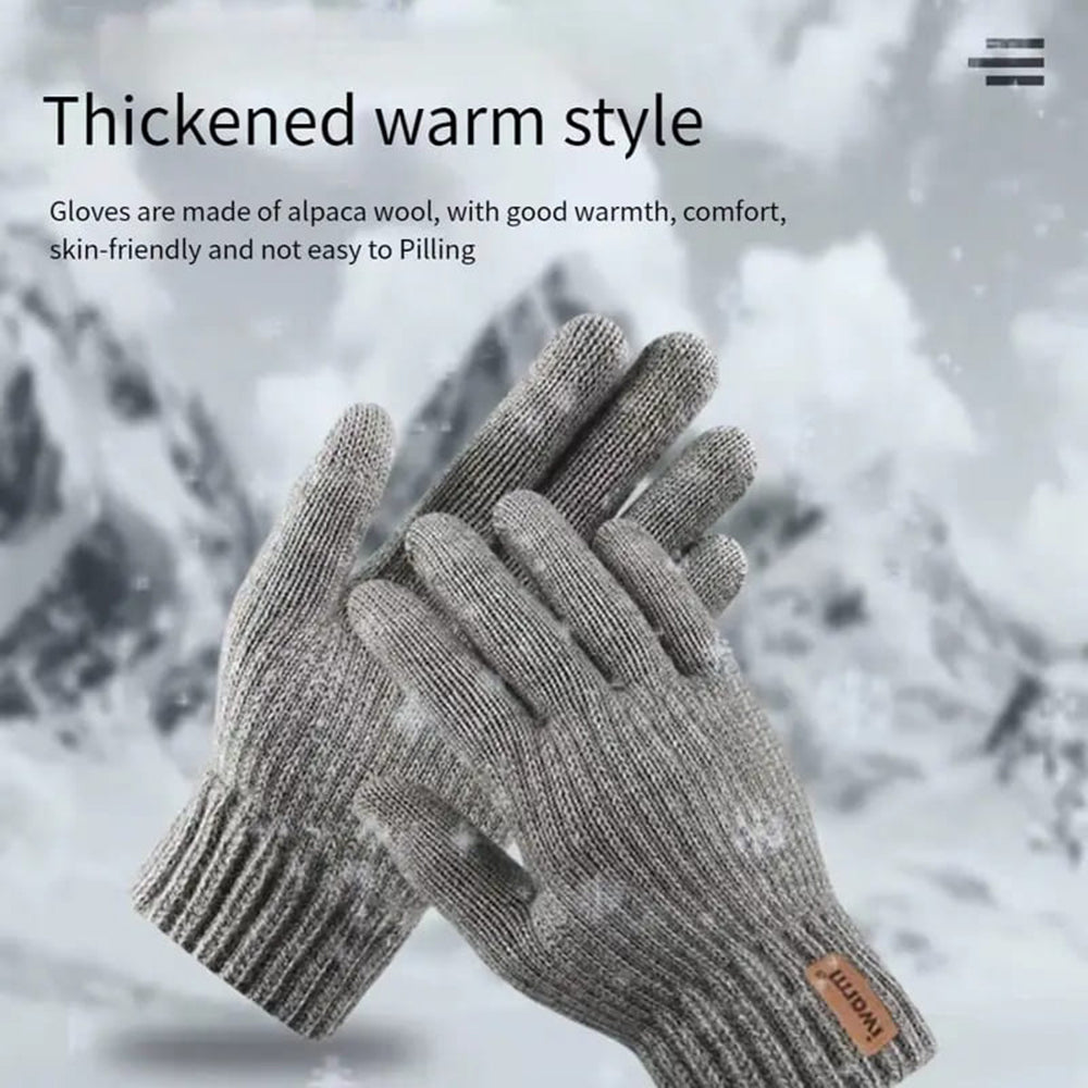 Iwarm ST0016 Vinterhansker med berøringsfunksjon, Størrelse 22cm, Grå