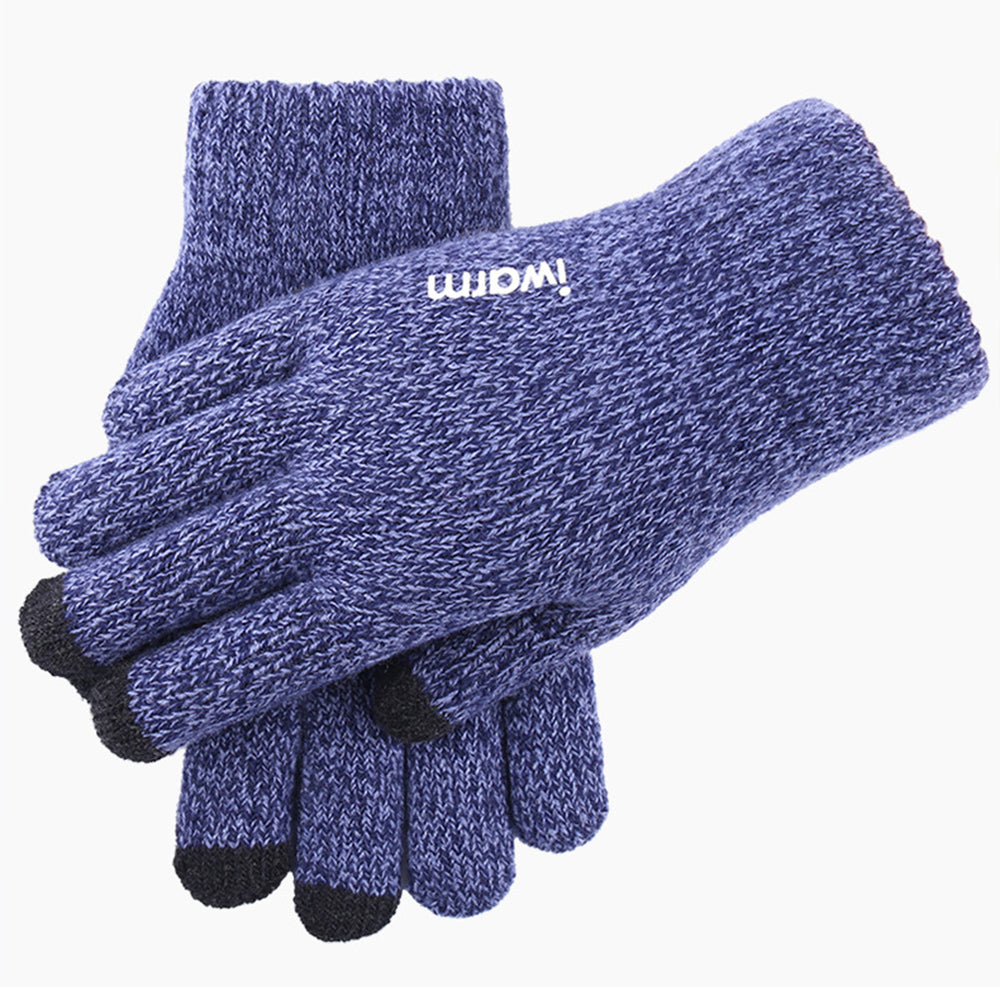Vinterhansker med berøringsfunksjon Iwarm ST0018, størrelse 23 cm, blå