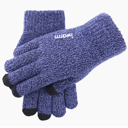 Vinterhansker med berøringsfunksjon Iwarm ST0018, størrelse 23 cm, blå