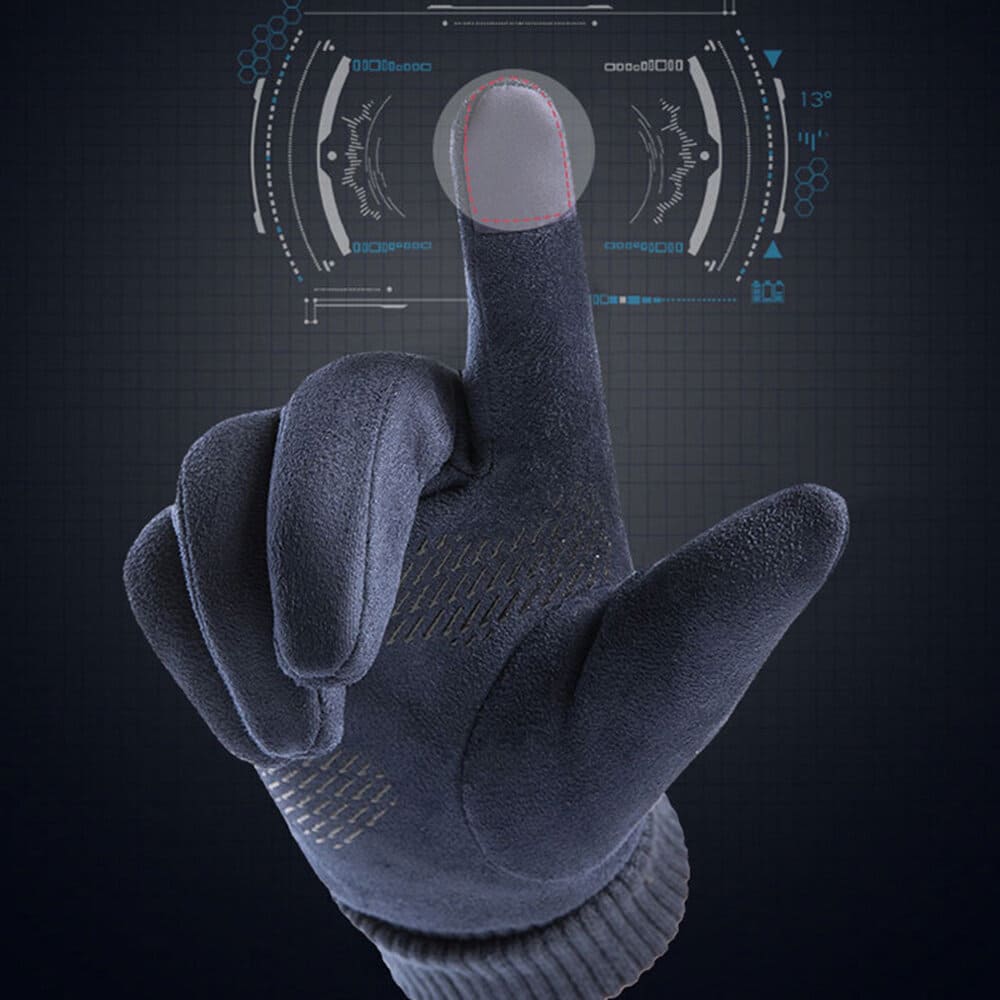 Unisex vinterhansker med berøringsfunksjon Techsuit ST0009, universell størrelse, blå