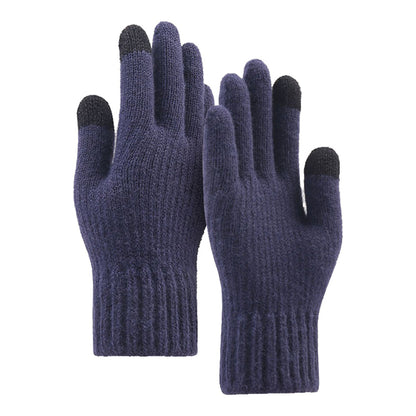 Unisex vinterhansker med berøringsfunksjon Techsuit ST0012, størrelse 22 cm, marineblå