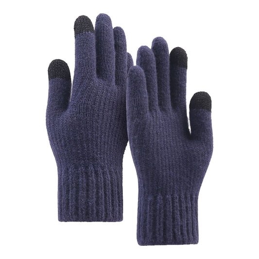 Unisex vinterhansker med berøringsfunksjon Techsuit ST0012, størrelse 22 cm, marineblå