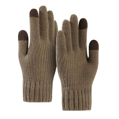 Unisex vinterhansker med berøringsfunksjon Techsuit ST0012, størrelse 22 cm, brun