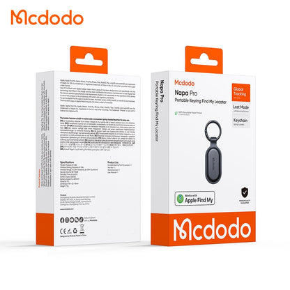 Mcdodo SmartTag Nøkkelring Napa Pro AT-3840 for iOS-serien, Svart
