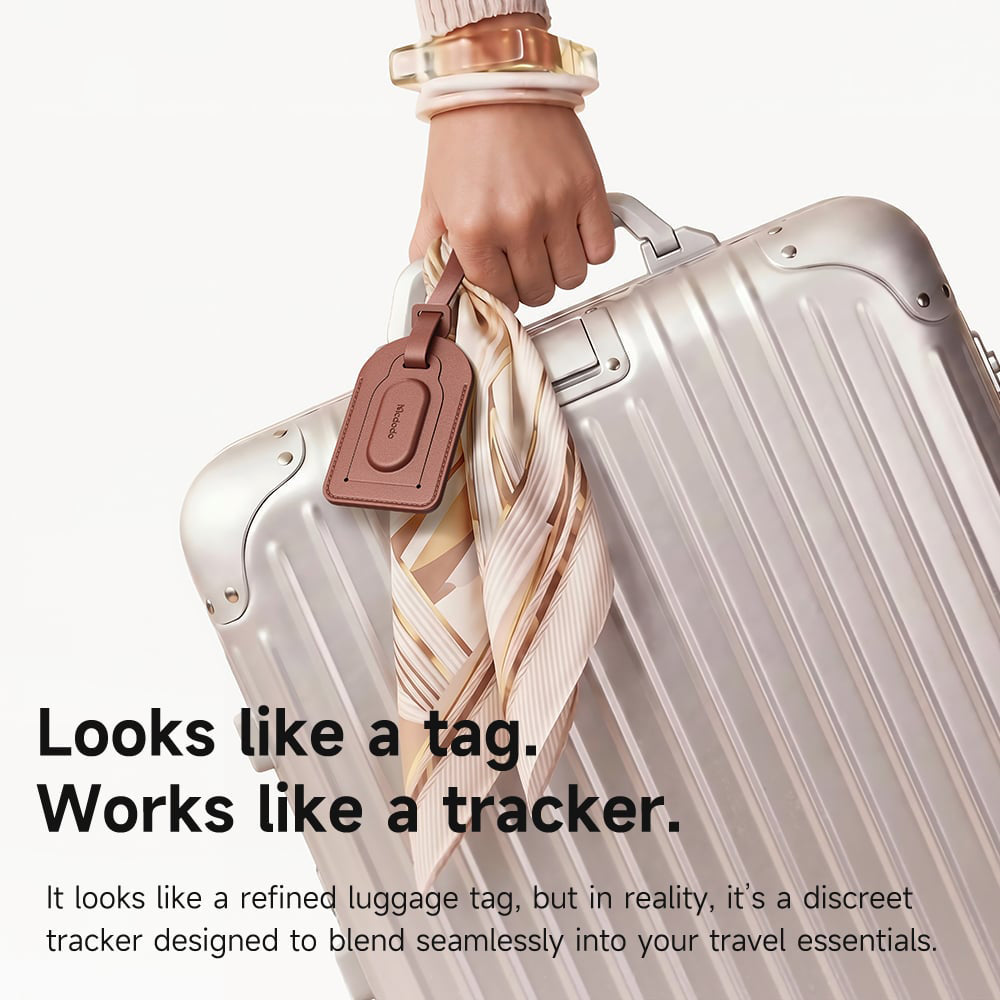 Mcdodo SmartTag Bagasje Napa Pro AT-3790 for iOS-serien, Svart