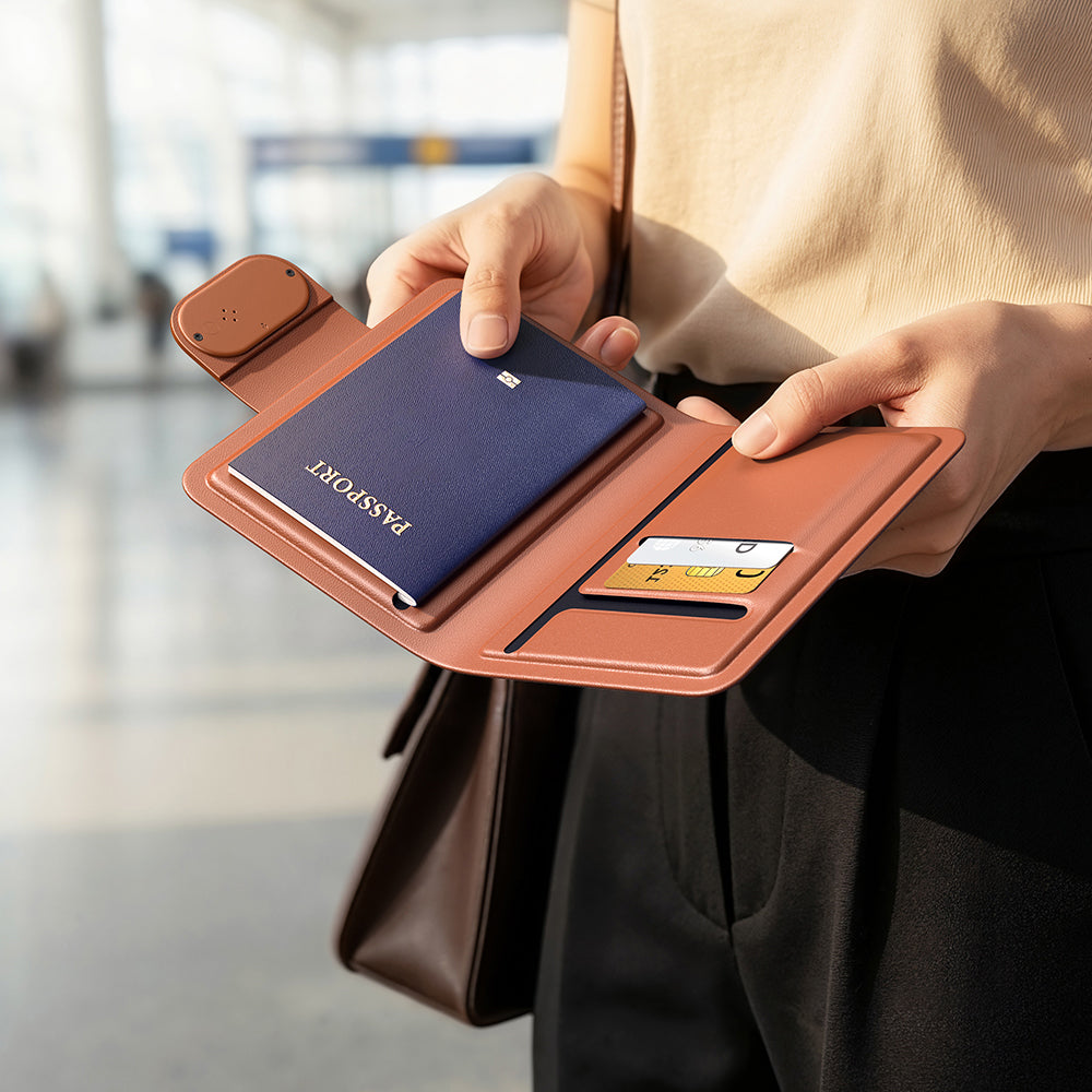 Mcdodo SmartTag Passport Napa Pro AT-4180 for iOS-serien, svart