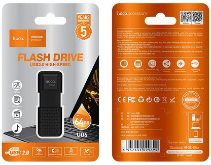 Ekstern Minne HOCO Intelligent UD6, 64Gb