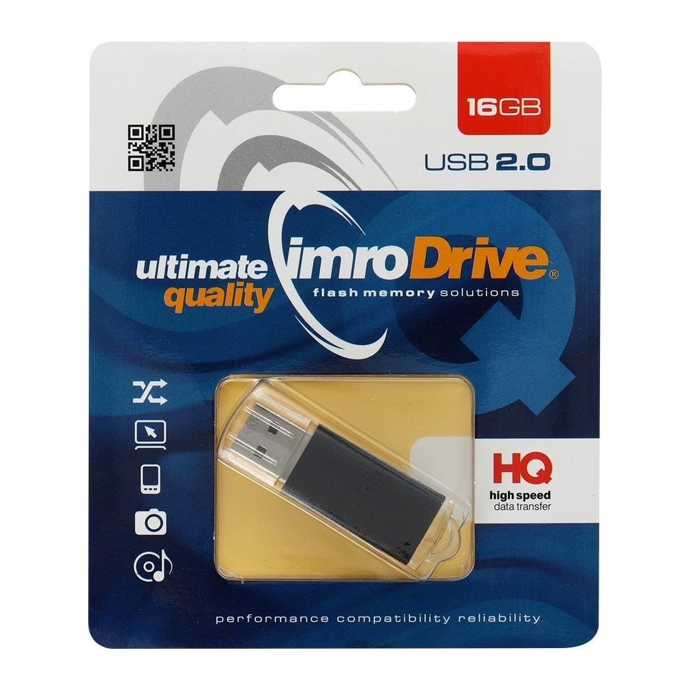 Ekstern USB-A-minne Imro, 16Gb