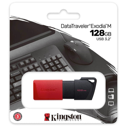 Ekstern USB-A 3.2 Kingston DT Exodia M, 128 GB DTXM/128 GB