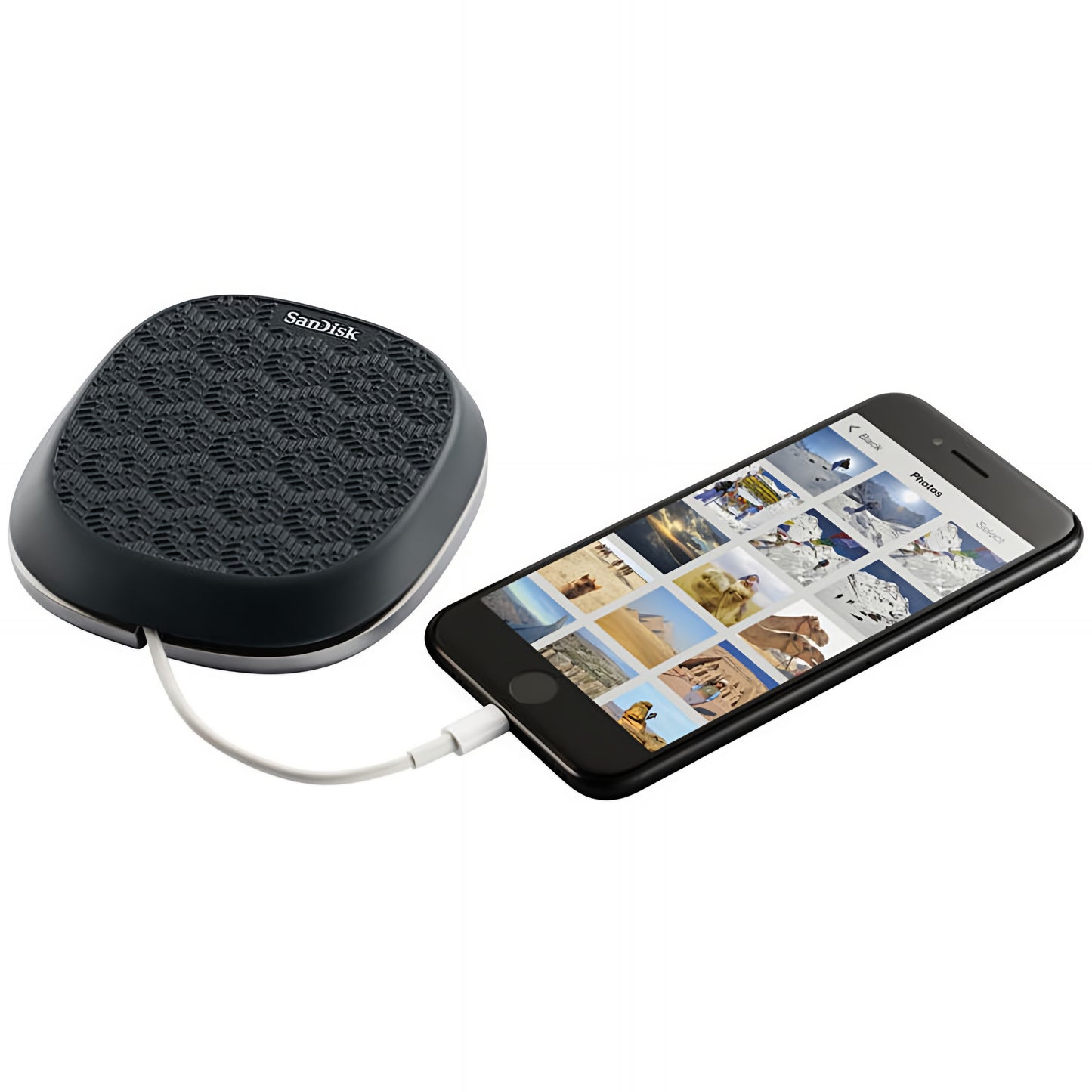 Ekstern Lightning-minne (Lading, Sikkerhetskopi) SanDisk iXpand Base, 128Gb for Apple Lightning Series SDIB20N-128G-GN-9KE