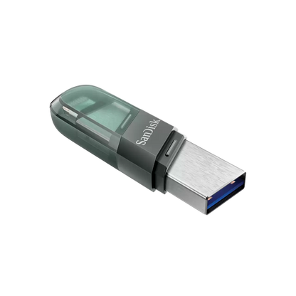 Ekstern Minne USB-A 3.0 / Lightning SanDisk iXpand Flip, 128Gb SDIX90N-128G-GN6NE