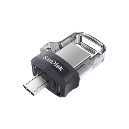 Ekstern Minne USB-A 3.0 / microUSB SanDisk Ultra Dual Drive, 128Gb SDDD3-128G-G46