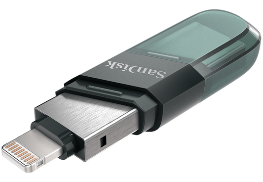 Ekstern Minne USB-A 3.1 / Lightning SanDisk iXpand Flip, 256Gb SDIX90N-256G-GN6NE