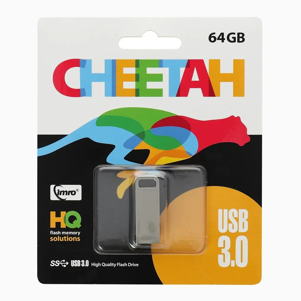 Ekstern lagring USB-A 3.0 Imro Cheetah, 64Gb