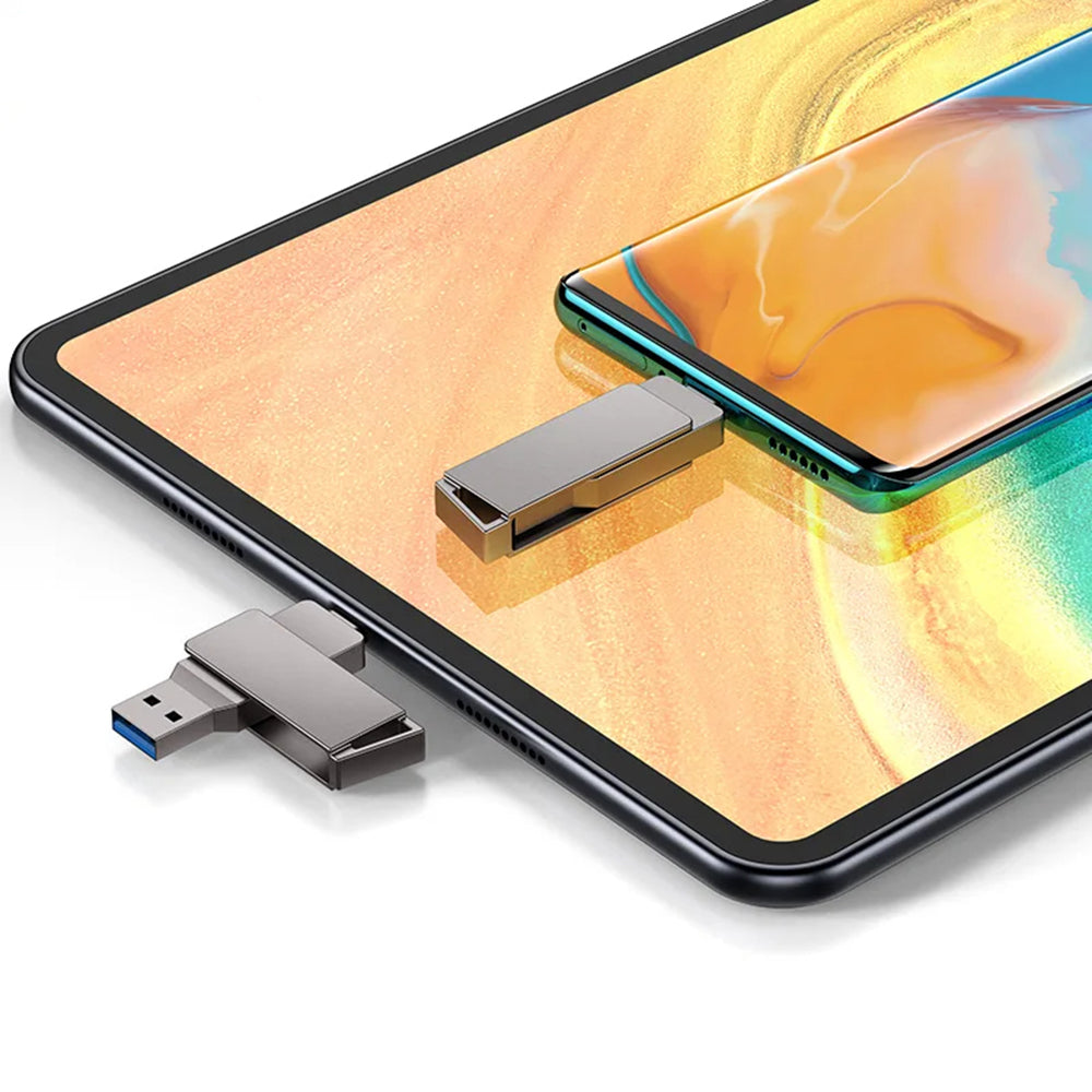 Ekstern minne USB-A 3.0 / USB-C Techsuit THSM20, 128Gb