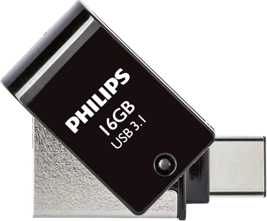 Ekstern minne USB-A 3.1 / USB-C Philips, 16Gb FM16DC152B/00