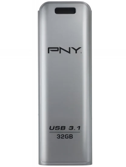 Ekstern minne USB-A 3.1 PNY Elite Steel, 32Gb FD32GESTEEL31G-EF