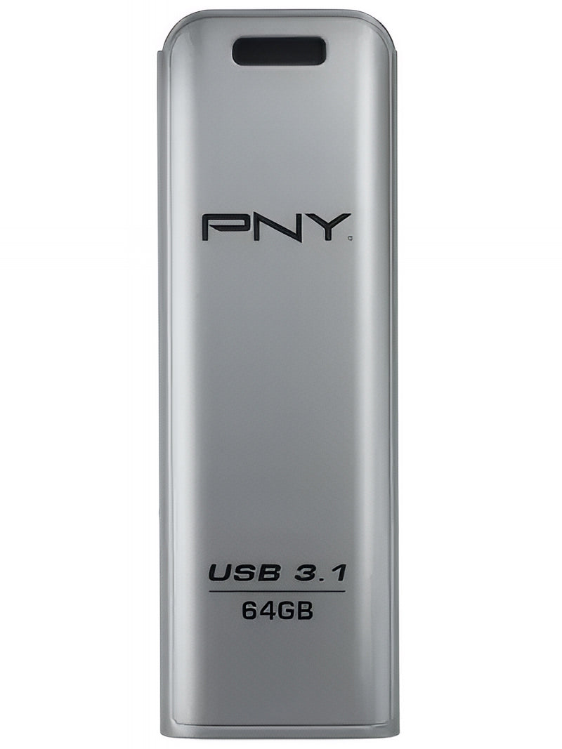 Ekstern minne USB-A 3.1 PNY Elite Steel, 64Gb FFD64GESTEEL31G-EF