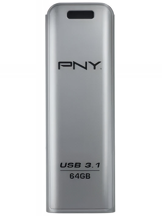 Ekstern minne USB-A 3.1 PNY Elite Steel, 64Gb FFD64GESTEEL31G-EF