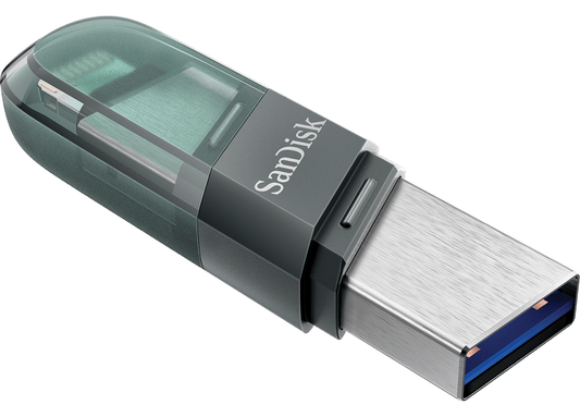 Ekstern Minne USB-A 3.1 / Lightning SanDisk iXpand Flip, 64Gb SDIX90N-064G-GN6NN