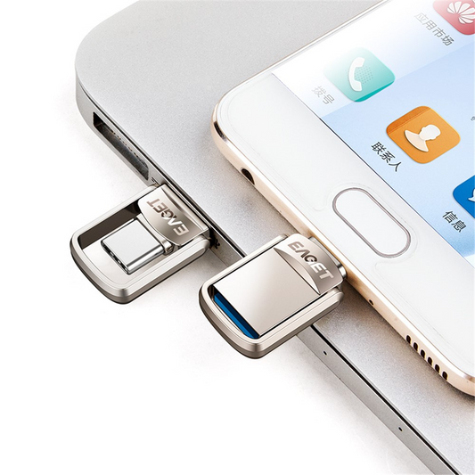 Ekstern lagring USB-A 3.1 / USB-C Eaget CU20, 64Gb